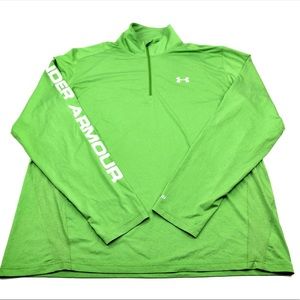 Under Armour Heat Gear 1/4 Zip Long Sleeve Shirt.